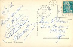 CPA Reims La Cathedrale 