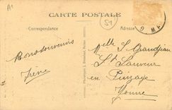 CPA Reims La Cathedrale Grand Portail Porche central 