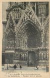 CPA Reims avant la Grande Guerre La Ctahedrale Portail lateral gauche 
