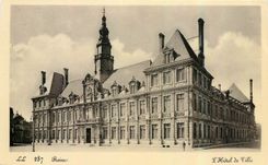 CPA Reims l'Hotel de Ville 