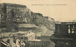 CPA Belfort Territoire Vue des Tours de Saint Christophe 