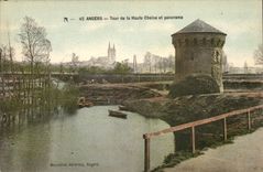 Angers CPA the tower of the high chain and panorama