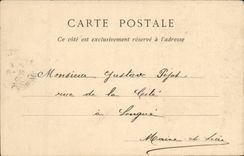 Angers CPA the castle two large towers