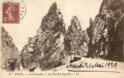 CPA Piana Les Calanches Les Grands Aiguilles 