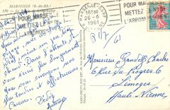 CPA Marseille B du Rh Le Palais de Longchamp 