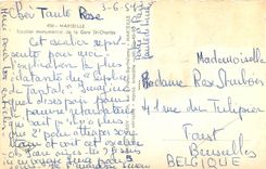 CPA Marseille Escalier Monumental de la Gare St Charles 