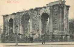 CPA Reims Porte Mars 