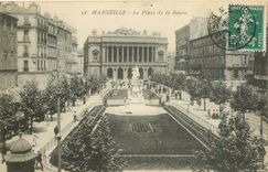CPA Marseille La Place de la Bourse 