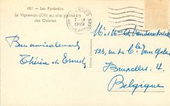 CPA Les Pyrenees Le Vignemale des Oulettes 