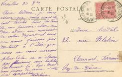 CPA Une allee dir Parc de Versailles 