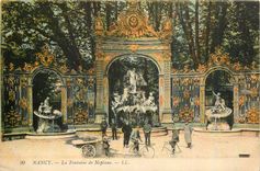 CPA Nancy La Fontaine de Neptune Velo Cycle