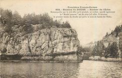 CPA Frontiere Franco Suise Bassins du Doubs Rocher de l'Echo 