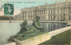 CPA Facade de Versailles Les Parterres d'eau 