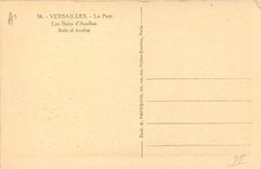 CPA Versailles Le Parc Les Bains d'Apollon 