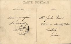 Angers CPa View on the bridge of the Low Chain and the castle