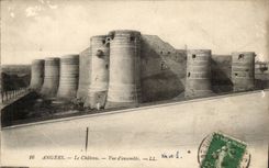 Angers CPA Overall picture of the castle