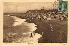 Dieppe CPA the beach