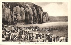 Dieppe CPA the beach cliffs and the pier