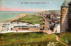 Dieppe CPA Seen on the beach and the casino