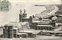 Dieppe CPA the casino seen of the old castle