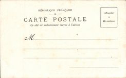 CPA Van der Poel a rustic house Museum of the Louvre Vinay Chocolate