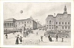 CPA Paris the Louvre Balances (comemrce)