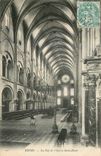 CPA Reims La Nef de l'Eglise Saint Remi 