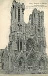 CPA Ruines de Reims La Cathedrale 