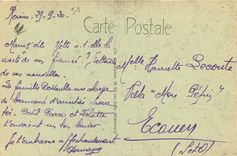 CPA Reims Le Palais de Justice et la Cathedrale 