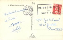 CPA Reims La Cathedrale 