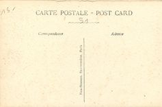 CPA Ruines de Reims Place Royale statue de Louis XV