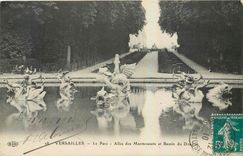 CPA Versailles Le Parc Allee des Marmousets et Bassin du Dragon 