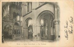 CPA Reims Eglise Saint Remi Le Transept 