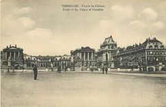 CPA Versailles Facade du Chateau 