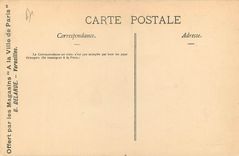 CPA Versailles Le Chateau partie centrale 