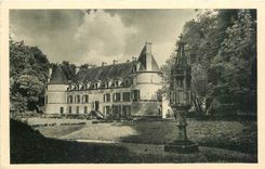 CPA Chateau de Bussy Rabutin Cote d'Or Facade sur les Jardins 