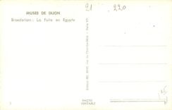 CPA Musee de Dijon Broederlam La Fuite en Egypte 