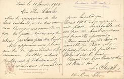 CPA Le nouveau sacrilege de Reims un obus dans l'eglise Sdt Remi