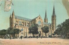 CPA Nimes l'Eglise Ste Baudille 