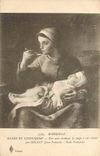 CPA Marseille Musee de Longchamp une Mere donnant la soupe a son enfant par Millet Jean Froncois Eco