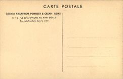CPA Champagne pommery et Greno Reims Le Champagne Bas relief sculpte dans la caie 