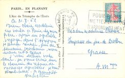 CPA Paris L'Arc de Triomphe de l'Etoile
