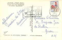 CPA Lille Nord Monument de Desrousseaux auteur du p'tit Quinquin 