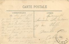 CPA Guerre europeenne 1914 Le Crime de Reims Rue ponsardin et Rue Ceres Militaria
