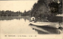 Bordeaux CPA the park Of Bordeaux (boat)