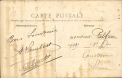 Surroundings of Meulan CPA Condecourt Footbridge on the Bus shelter (cows)