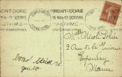 The Mount Gilds CPA Paysage Road of Besse