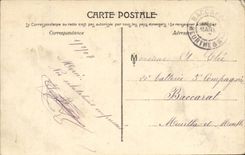 Angers CPA the district of Espgane (militaria)