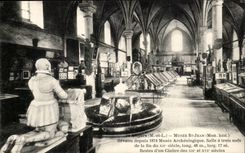 Angers CPA museum St Jean become since 1874 archaeological museum restre of a cloister