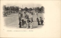 Angers CPA the boulevard of the Town hall
